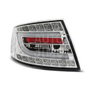 Zadní světla, lampy Audi A6 C6 04-08, LED, chromové 6 pin