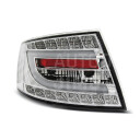 Zadní světla, lampy Audi A6 C6 04-08, LED, chromové 7 pin