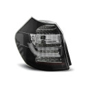 Zadní světla, lampy BMW 1 E81, E87 04-07, LED proužky, černé