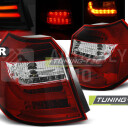 Zadní světla, lampy BMW 1 E81, E87 04-07, LED proužky, červeno-bílé