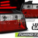 Zadní světla, lampy BMW 3 E36 90-98 sedan, LED proužky, červeno-bílé