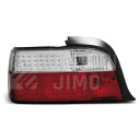 Zadní světla, lampy BMW 3 E36 90-99 Coupé, LED, bílo-červené