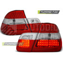 Zadní světla, lampy BMW 3 E46 01-05 sedan, LED, červeno bílé