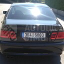 Zadní světla, lampy BMW 3 E46 01-05 sedan, LED, červeno-kouřové