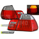 Zadní světla, lampy BMW 3 E46 98-01 sedan, LED, červeno-bílé