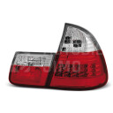 Zadní světla lampy BMW 3 E46 99-05 combi, LED, bílo-červené