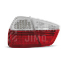 Zadní světla, lampy BMW 3 E90 05-08 sedan, LED, bílo-červené, LED blinkr
