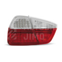 Zadní světla, lampy BMW 3 E90 05-08 sedan, LED, bílo-červené, LED blinkr