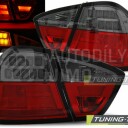 Zadní světla, lampy BMW 3 E90 05-08 sedan, LED proužky, kouřovo-červené