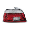 Zadní světla, lampy BMW 5 E39 00-03, sedan, LED, červeno-bílé