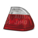 Zadní světla, lampy BMW E46 98-01 sedan, červeno-bílé
