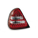 Zadní světla, lampy Mercedes C W202 93-00, LED, červeno-bílé