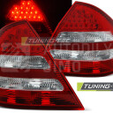 Zadní světla, lampy Mercedes C W203 04-07, sedan, LED, červeno-bílé