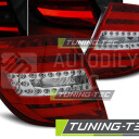 Zadní světla, lampy Mercedes C W204 07-10, combi, LED proužky, červeno-bílé