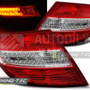 Zadní světla, lampy Mercedes C W204 07-10, sedan, LED, červeno-bílé