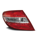 Zadní světla, lampy Mercedes C W204 07-10, sedan, LED, červeno-bílé