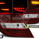 Zadní světla, lampy Mercedes C W204 07-10, sedan, LED proužky, červeno-bílé