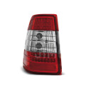 Zadní světla, lampy Mercedes E W124 85-95, combi, LED, červeno-bílé