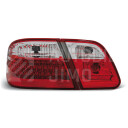 Zadní světla, lampy Mercedes E W210 95-02, LED, červeno-bílé