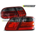 Zadní světla, lampy Mercedes E W210 95-02, LED, kouřovo-červené