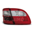 Zadní světla, lampy Mercedes E W211 02-06, combi, LED, červeno-bílé