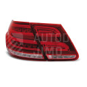 Zadní světla, lampy Mercedes E W212 09-13, LED, červeno-bílé