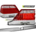 Zadní světla, lampy Mercedes S W140 95-98, LED, červeno-bílé