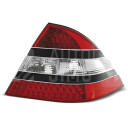 Zadní světla, lampy Mercedes S W220 98-05, LED, červeno-černé