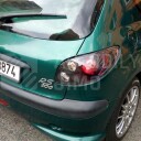 Zadní světla, lampy Peugeot 206 98-, černé