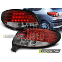 Zadní světla, lampy Peugeot 206 98-, LED, červeno-bílé