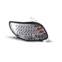 Zadní světla, lampy Peugeot 206 98-, LED, chromové.