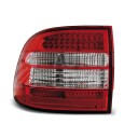 Zadní světla, lampy Porche Cayenne, 02-06, LED, červeno-bílé