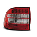 Zadní světla, lampy Porche Cayenne, 02-06, LED, červeno-bílé