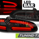 Zadní světla, lampy Seat Ibiza 02-08, LED proužky, kouřovo-červené