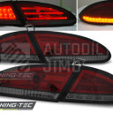 Zadní světla, lampy Seat Leon 05-09, LED, červeno-kouřové