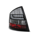 Zadní světla, lampy Škoda Octavia II 04-, hb, LED proužky, černé
