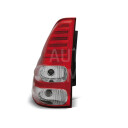 Zadní světla, lampy Toyota Land Cruiser 120 03-09, LED, červeno bílé