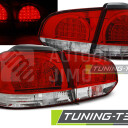 Zadní světla, lampy Volkswagen Golf 6 08-12, LED, červeno bílé