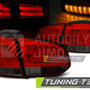 Zadní světla, lampy Volkswagen Golf 6 08-12, LED proužky, červeno-kouřové