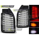 Zadní světla, lampy Volkswagen T5 03-15, LED, černo-chromové