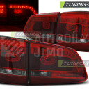Zadní světla, lampy Volkswagen Touran II 10-, LED, červeno-kouřové