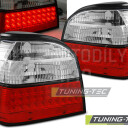 Zadní světla, lampy VW Golf III 91-97 hb/cab, LED, bílo-červené