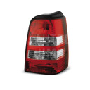 Zadní světla, lampy VW Golf III 91-99 combi, červeno-chromové