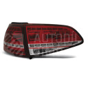 Zadní světla, lampy VW Golf VII 13-, LED, červeno-bílé, GTI look