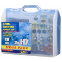 Žárovky 12 V servisní box MEGA H7 + H7 + pojistky