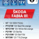 Žárovky servisní box ŠKODA FABIA III H7