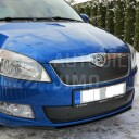 Zimní clona chladiče Škoda Fabia 2, Roomster facelift 2010-2014 - kombinace se spodní clonou chladiče