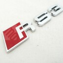 Znak, logo, emblém, nápis Audi RS3, 3D, nalepovací  