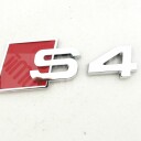 Znak, logo, emblém, nápis Audi S4, 3D, nalepovací 