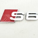 Znak, logo, emblém, nápis Audi S6, 3D, nalepovací 